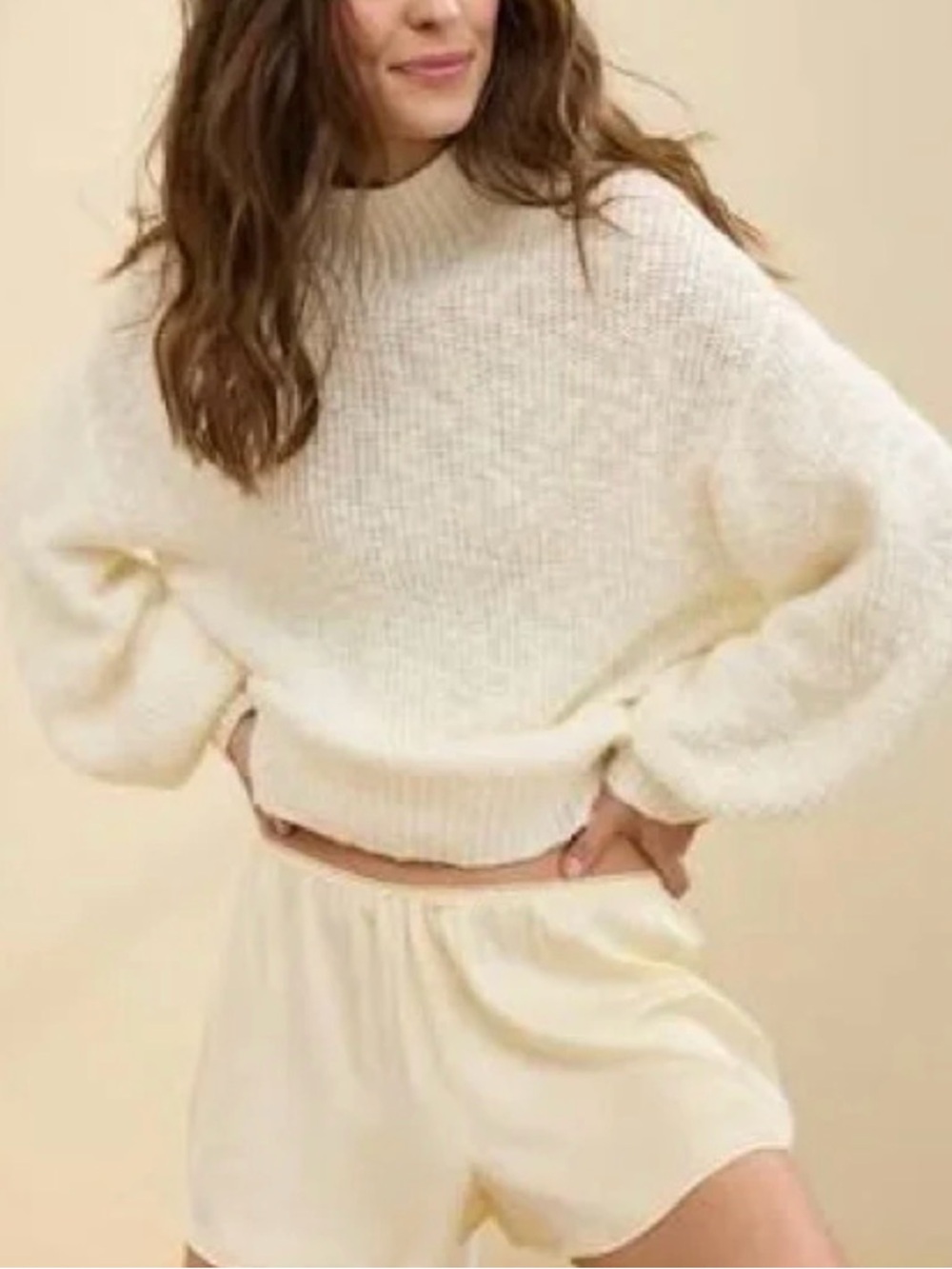 Aerie mock neck sweater